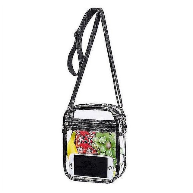 Bolso bandolera transparente, aprobado por el estadio para festivales de conciertos