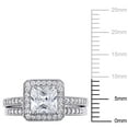 thumbnail image 3 of Everly Women's Cubic Zirconia Sterling Silver Bridal Set, 3 of 8