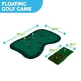 thumbnail image 2 of Floating Golf Hitting and Putting Green Mat with Accessories by Big Sky, 2 of 7