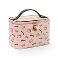 thumbnail image 1 of Bolsa de maquillaje AmbeAlla, tamaño grande, con forma de cubo de viaje, con asa, para mujer, 1 of 7