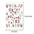 thumbnail image 2 of Nail Stickers Christmas Nail Sticker Cute Santa Snowflake Snowman Boots Hat Candy Tree for Festive Holiday Decoration, 2 of 8