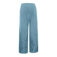 thumbnail image 5 of RUTAYY Men's Corduroy Pants Casual Comfort Straight Leg Solid Color Everyday Wear Durable Bottoms Business Trendy Classic Trousers, 5 of 9