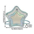 thumbnail image 2 of Vjnyvs Ita Bag Star Shaped Purse, Aesthetic Cute Crossbody Purse, Kawaii Pin Display Clear Shoulder Bag, 2 of 7