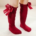 thumbnail image 6 of Toddler Baby Kids Girls Solid Knee-High Socks Stockings Mid-Calf Length Princess Sock Girls Tall Socks Mint Ruffle Socks Long Socks for Toddler Girls Kids Indoor Socks New Born Girl Clothes Full Set, 6 of 6