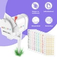thumbnail image 2 of Youkk 10 Pieces Glitter Alphabet Number Stickers DIY Labels Decals Textiles, 2 of 6