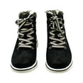 thumbnail image 4 of Cliffs by White Mountain Womens Hallett Faux Fur Trim Lace Up Ankle Boots, 4 of 5