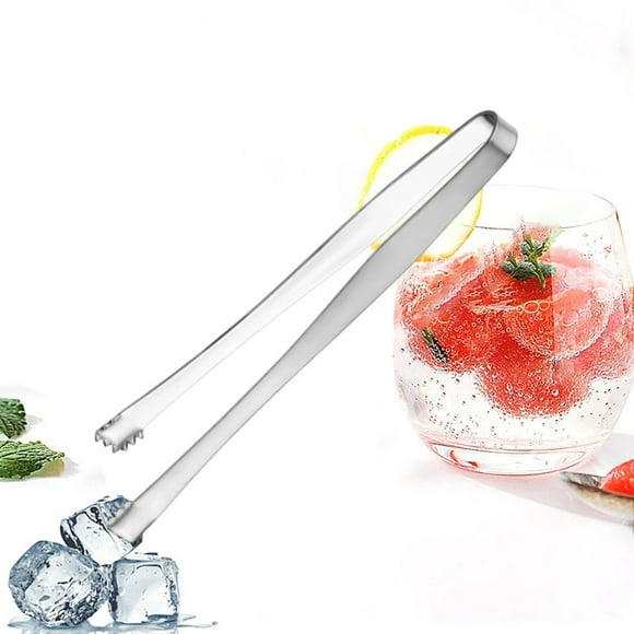 Stainless Steel Long Handled Ice Tongs and Kitchen Tool for Efficient Eggshell Removal and Food Handling