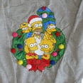thumbnail image 3 of Mad Engine The Simpsons Men's Christmas Light-Up Sweatshirt Ugly Sweater (Medium), 3 of 4
