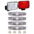 thumbnail image 1 of Mountain Bike Reflector Set MTB Bicycle Front Rear Reflectors Night Riding, 1 of 8