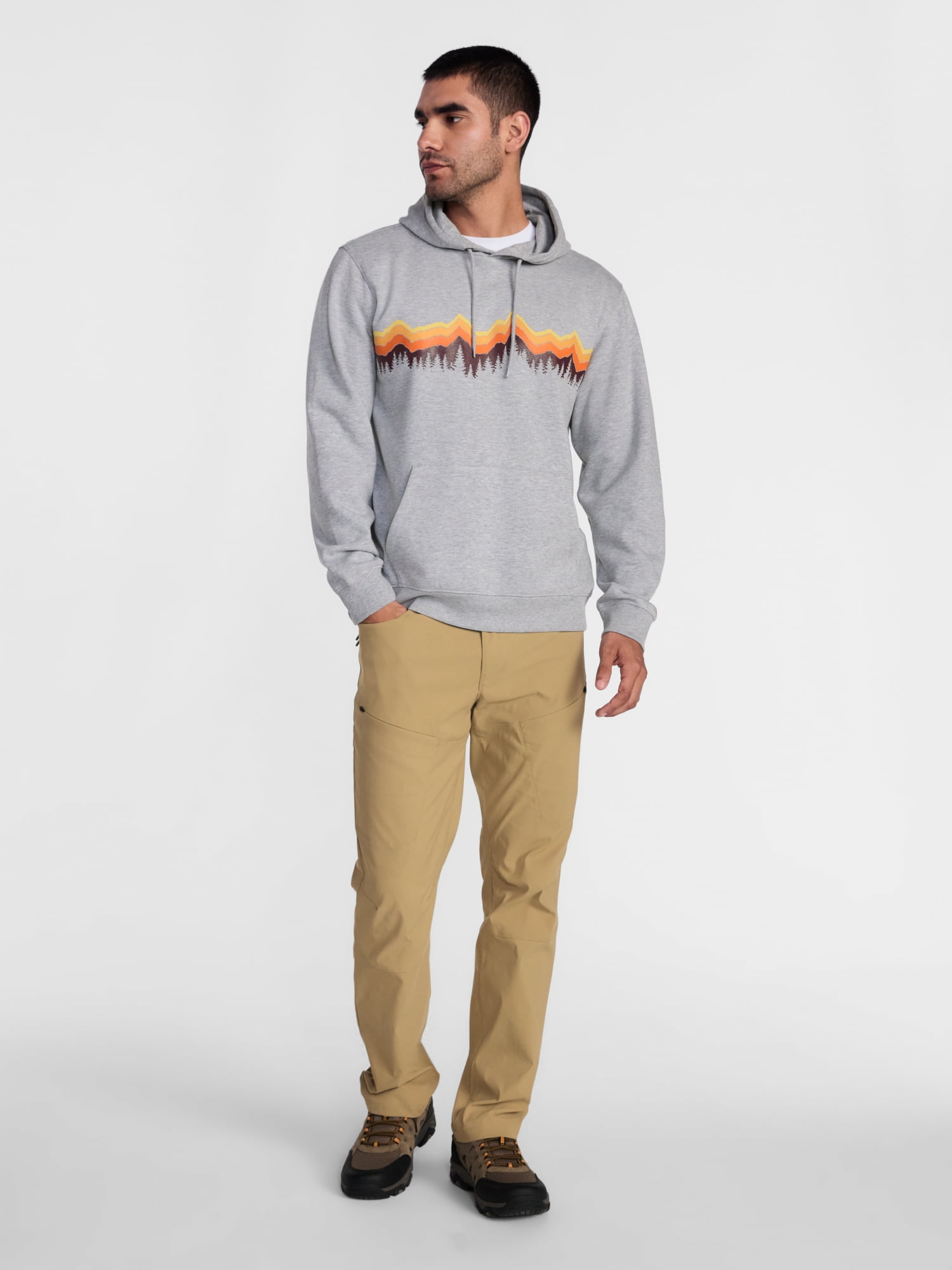 Ozark Trail Men's and Big Men's Graphic Hoodie, Sizes S-3XL