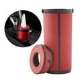 thumbnail image 2 of kurtrusly Universal Cylinder Tissue Box Tissue Tube Auto Interior Accessories Wine Red, 2 of 9