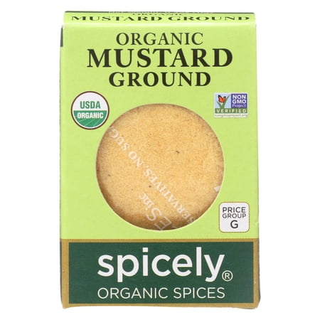 Spicely Organics - Organic Mustard - Ground - Case of 6 - 0.4 oz.