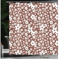 thumbnail image 3 of Ambesonne Floral Shower Curtain, Daisy Blossom Spring Print, 69"Wx70"L, Mauve Taupe, 3 of 4