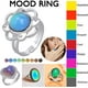thumbnail image 1 of Anillo de piedras preciosas que cambia de color de humor sensible a la temperatura, regalo de joyería de apertura ajustable para amigos mujer, 1 of 2
