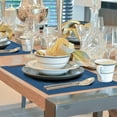 thumbnail image 5 of 56 STORE 18"x12" Blue Placemats, Set of 6 - Waterproof, Washable, Non-Slip, Heat Resistant - Ideal for Parties, Weddings and Table Use, 5 of 6