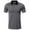 Gray 2, variant on JTieacloth Night Shirt Men's Lapel Solid Color Business Casual Loose Short Sleeved T Shirt