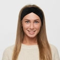 thumbnail image 2 of Unique Bargains 1 Pc Headband Corduroy Yarn Bow Hairband Black, 2 of 5