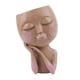 thumbnail image 1 of Maceta con cabeza de niña Jadeshay Resina 7,08 pulgadas Tipo A, 1 of 8