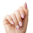 thumbnail image 2 of KISS Voguish Fantasy, Holiday Press on Nails, Happy Mittens, Pink, Short Oval, 28 Count, 2 of 8