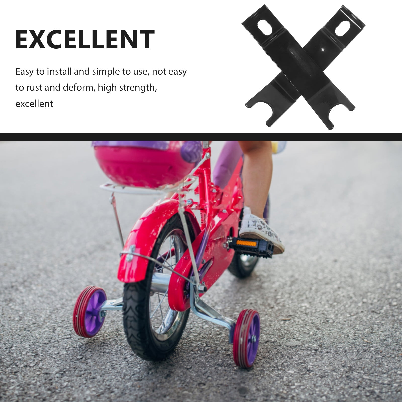 1 Pair of Axle Extenders for Training Wheel Children Bike Axle