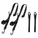 thumbnail image 1 of Correas de amarre para manillar de motocicleta, correas para moto de cross, hebilla de leva corta, correas de amarre con gancho en S y bucles suaves para barco, kayak, camión, remolque, moto de cross,, 1 of 5