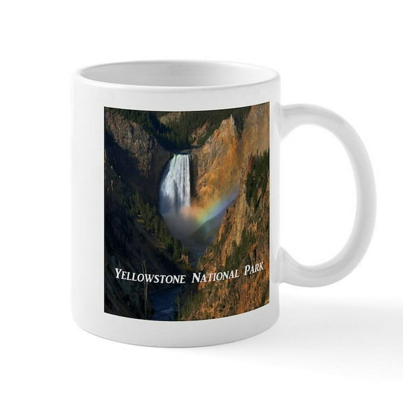 CafePress - Yellowstone National Park Mug - 11 oz Ceramic Mug - Novelty Coffee Tea Cup
