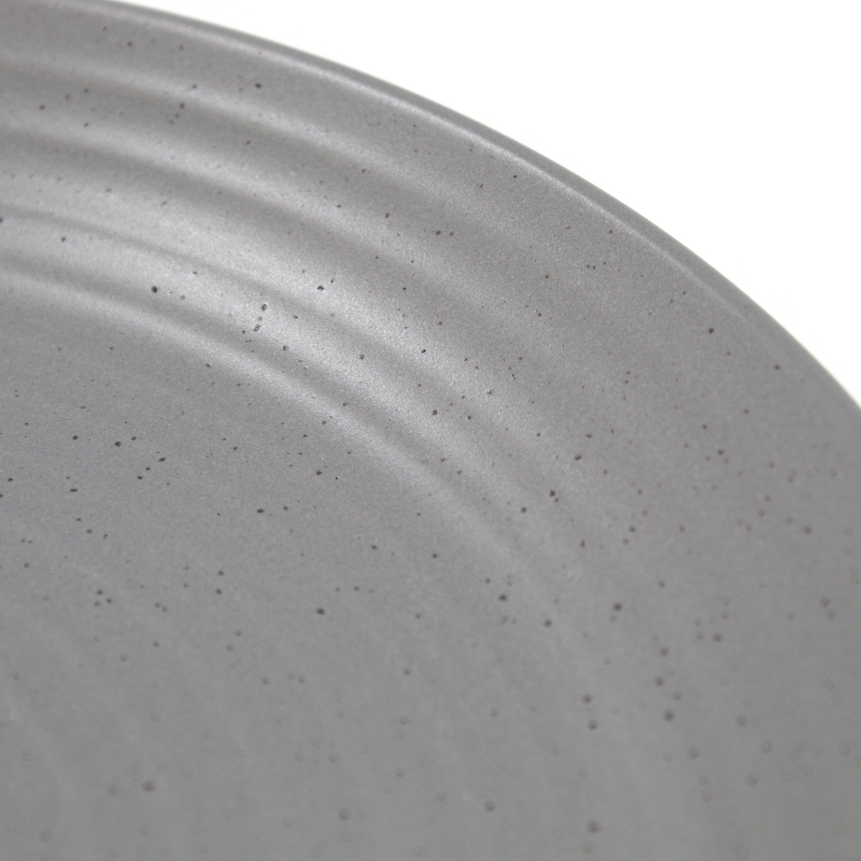 Home Trends Evelyn 8 inch Salad Plate, Grey