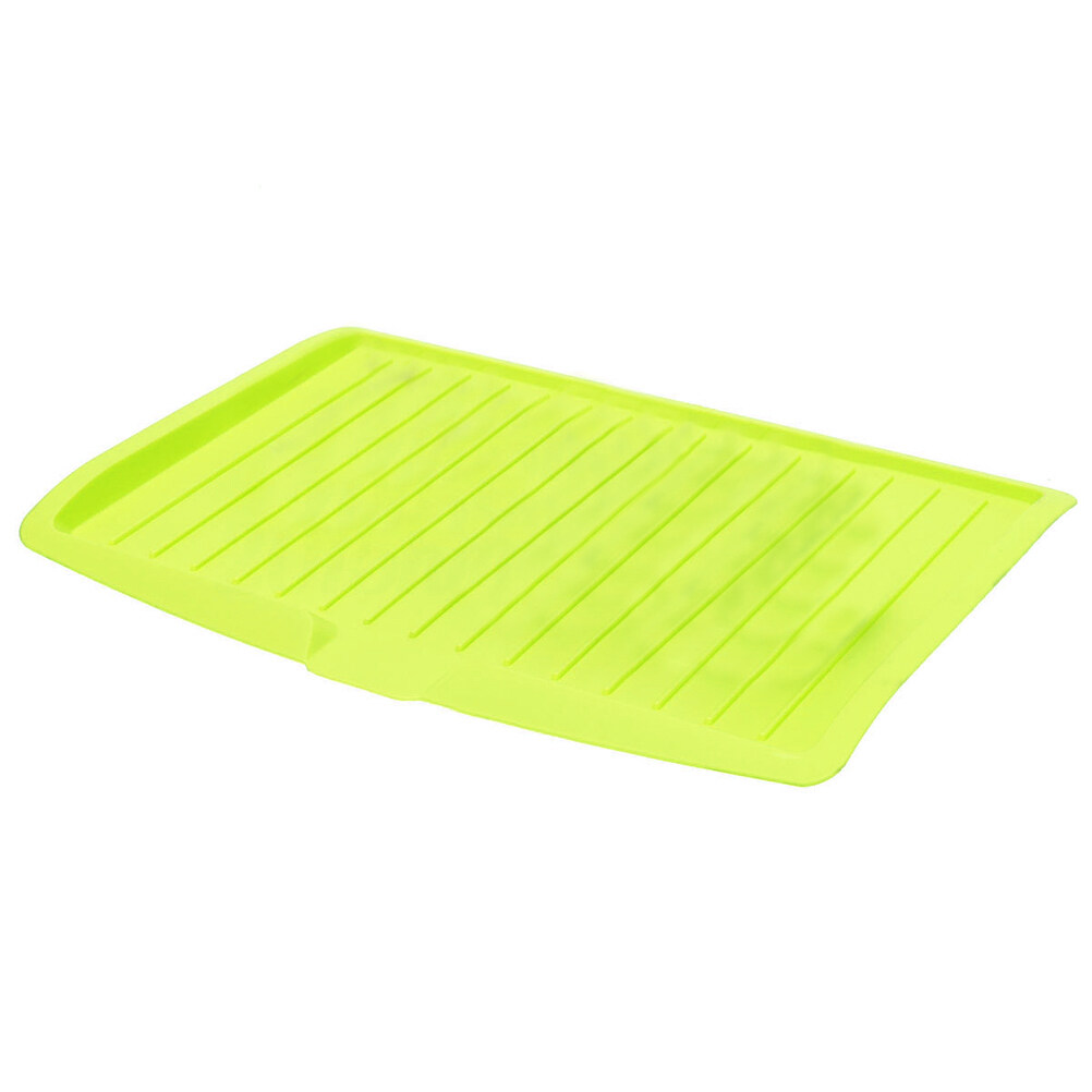 Plastic Dish Drainer Drip Tray Plate Cutlery Holder Kitchen Sink Rack