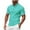 Mint Green, variant on hoksml Men Golf Ball Uniform Solid Color Collared Polos Shirt Casual Loose Button Lapel Short Sleeve Top Summer Comfortable Business Shirts 2025 on Clearance