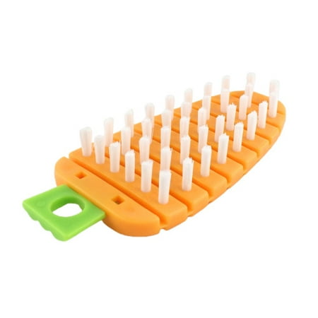 

YeccYuly Cleaning Brush Carrot Shape Convenient ABS Multifunctional Kitchen Cleaner for Vegetable