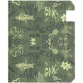 thumbnail image 2 of GZHJMY Army Green Graffiti Dinosaur Magnetic Mailbox Cover Standard Size Mailbox Wraps MailWraps Post Letter Box Cover Garden Yard 21 x 18 in Home Decor, 2 of 7