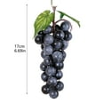 thumbnail image 2 of Home Decor 36 Grape Bunches Fruit Grape, for Restaurant School Teaching Festivals and Parties,Purple,6.69,Home, 2 of 8