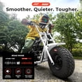 thumbnail image 6 of 99cc 4-Stroke Gas Powered Mini Bike for Teens Ages 13+, Up to 28 MPH, Pull Start, Automatic Clutch, Rear Disc Brake, 145/70-6 Street Tires, 220 lb Capacity, 6 of 8