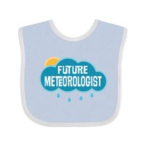 Inktastic Future Meteorologist Boys or Girls Baby Bib