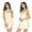 Champagne Yellow, variant on Women Nightgowns Dress Summer Silk Stain Pajamas V-Neck Spaghetti Strap Cardigan Robe for Female S-XXL