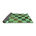 thumbnail image 2 of Ahgly Company Indoor Rectangle Checkered Turquoise Blue Modern Area Rugs, 4' x 6', 2 of 4