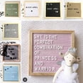thumbnail image 3 of Dserhfy 10x10inch Felt Changeable Letter Board Message Panel Home Restaurant Decoration, 3 of 8