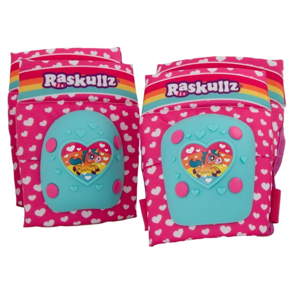 Raskullz Super Rainbow Corn Unicorn Elbow and Knee Pad Set