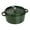 Basil, variant on Staub Cast Iron 7-qt Round Cocotte - Grenadine