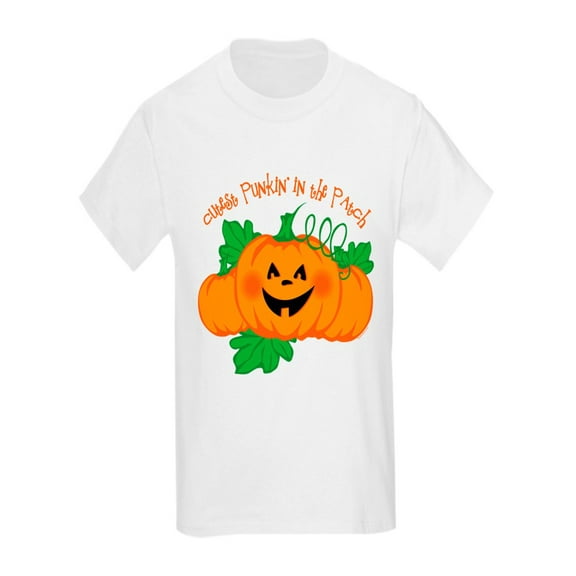 CafePress - Cutest Punkin' In The Patch Kids Light T Shirt - Kids Light T-Shirt