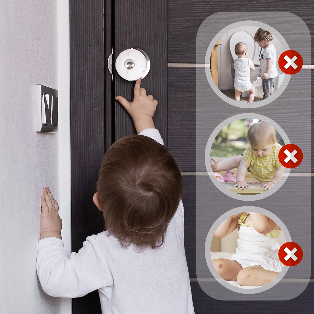 EUDEMON Door Knob Covers, 4-Pack Baby Safety Locks photo 4