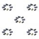 thumbnail image 1 of Ounissouiy Set of 8 1:144 Assemble Tank Model Kits Collections for Toys Men Gifts Type2 NO2, 1 of 1