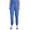Heather Electric Blue, variant on Women's Fashion Stretch Drawstring Jogger Cargo Scrub Pant, Sizes XS-3XL