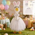 thumbnail image 5 of JGJJUGN Easter Goose Costume Set for Garden Statue - Decorative Goose Outfit with Hat and Accessories for Patio Decor, Spring Decoration, Outdoor Garden Centerpiece, 5 of 8