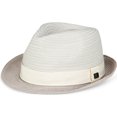 thumbnail image 1 of Sean John Hombres Trenzado Fedora Trilby Sombrero, Beige, X-Large Sean John Fedora/Trilby, 1 of 1