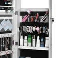 thumbnail image 6 of SalonMore Mirrored Jewelry Cabinet Armoire Organizer Over Door and Wall Mount, 6 of 12