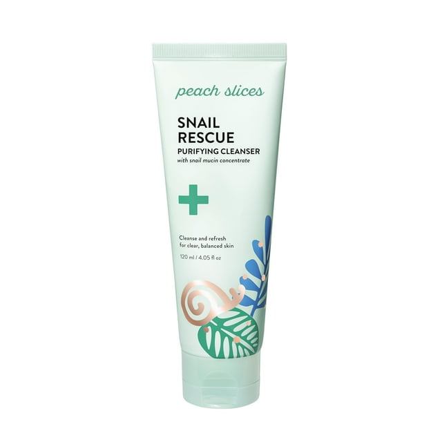 Limpiador purificante Peach Slices Snail Rescue 4.05 fl oz.