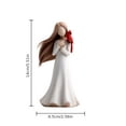 thumbnail image 3 of Sympathy Gift for Loss of Loved Redbird Angell Figurines Bereavement Memorial Gift for Lover Table Ornament Home Decors, 3 of 8