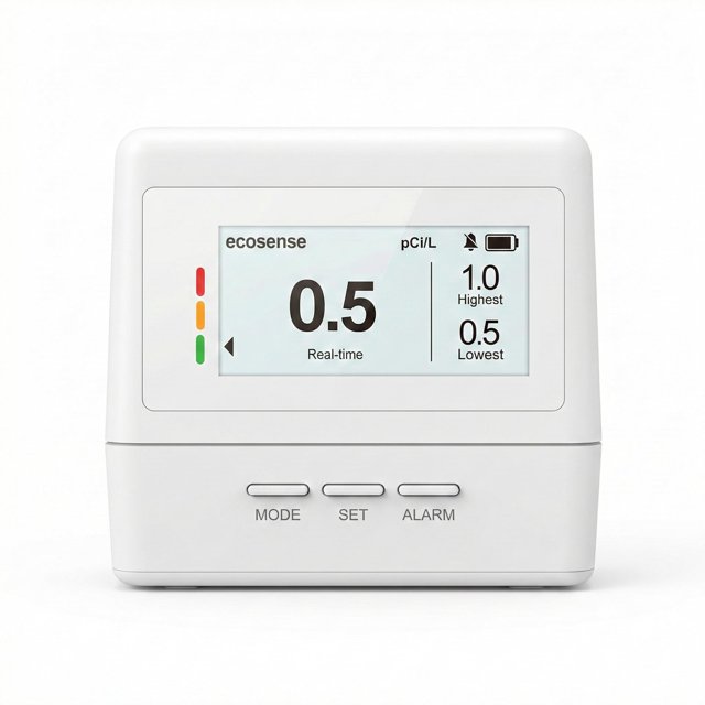 Detector de radón Ecosense EcoQube Flex a batería