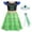 A03591-Light green, variant on Benylion Princess Dress Up with accessories for Girls Birthday Party Outfits Halloween Costumes for Kids Cosplay Princess Costume for 5-6 years